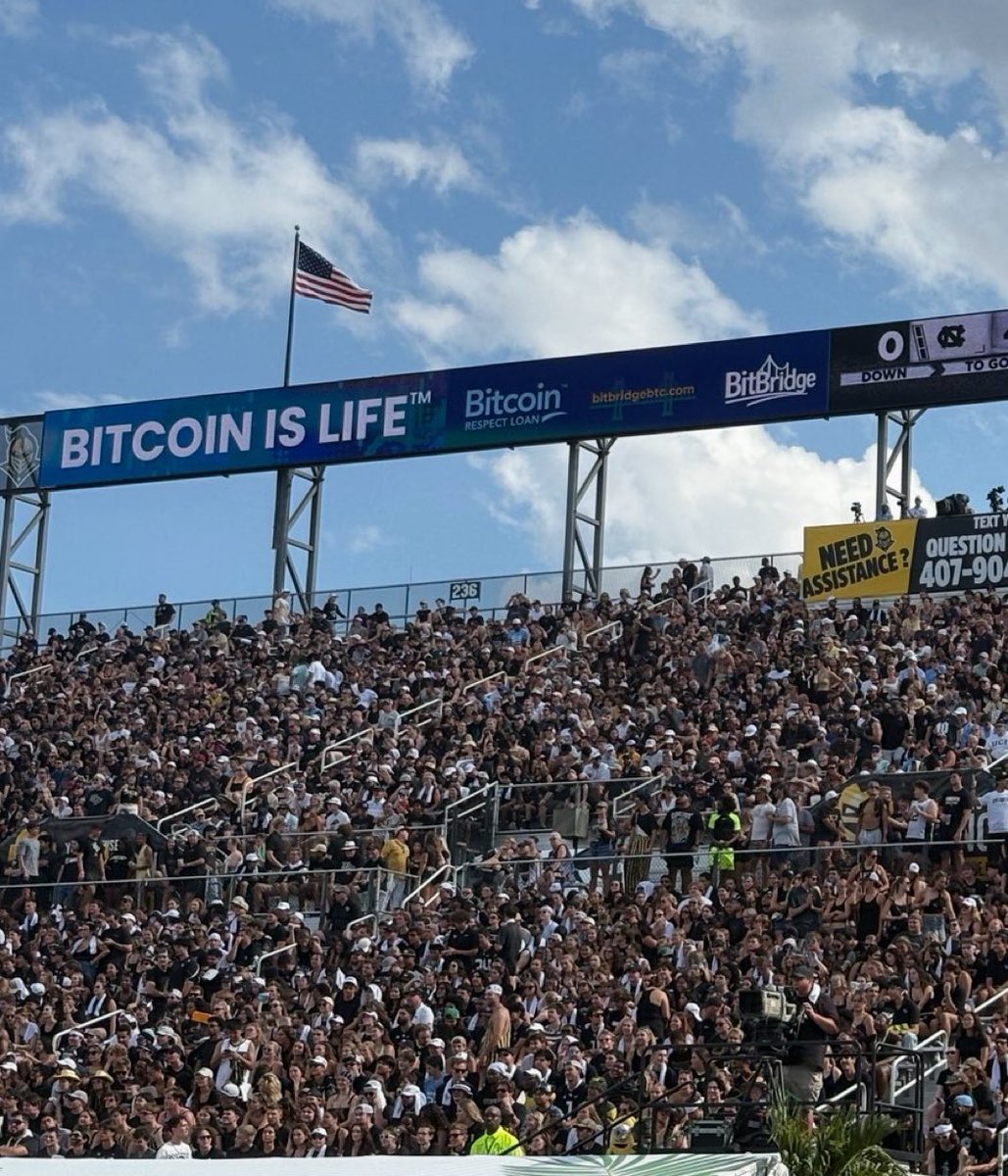 BitBridgeBTC's tweet image. Kicked off our UCF sponsorship today with a big win! Go Knights 🏈 @UCF_Football
