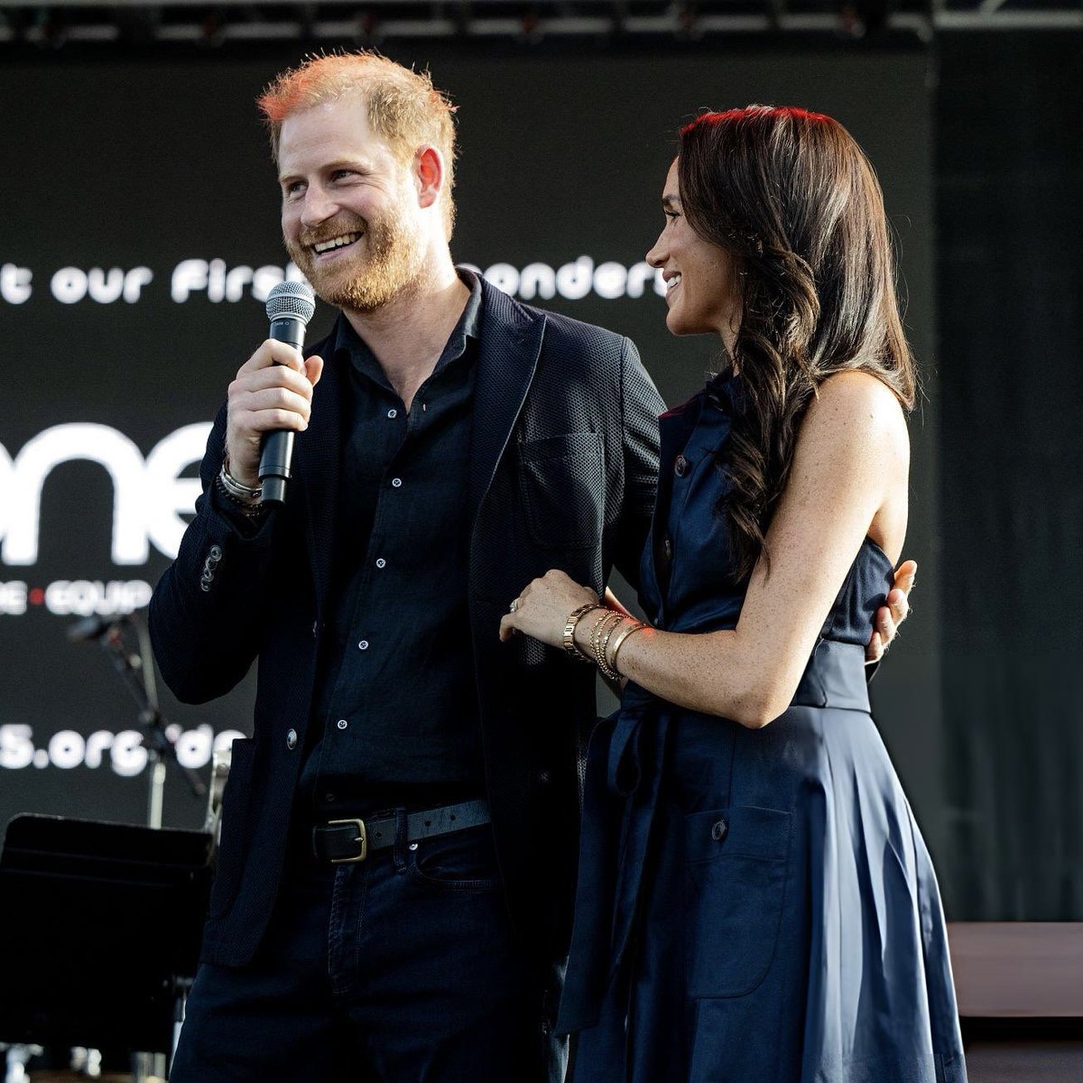 Prince Harry and Meghan on stage at One805LIVE! 2025 ❤️❤️
