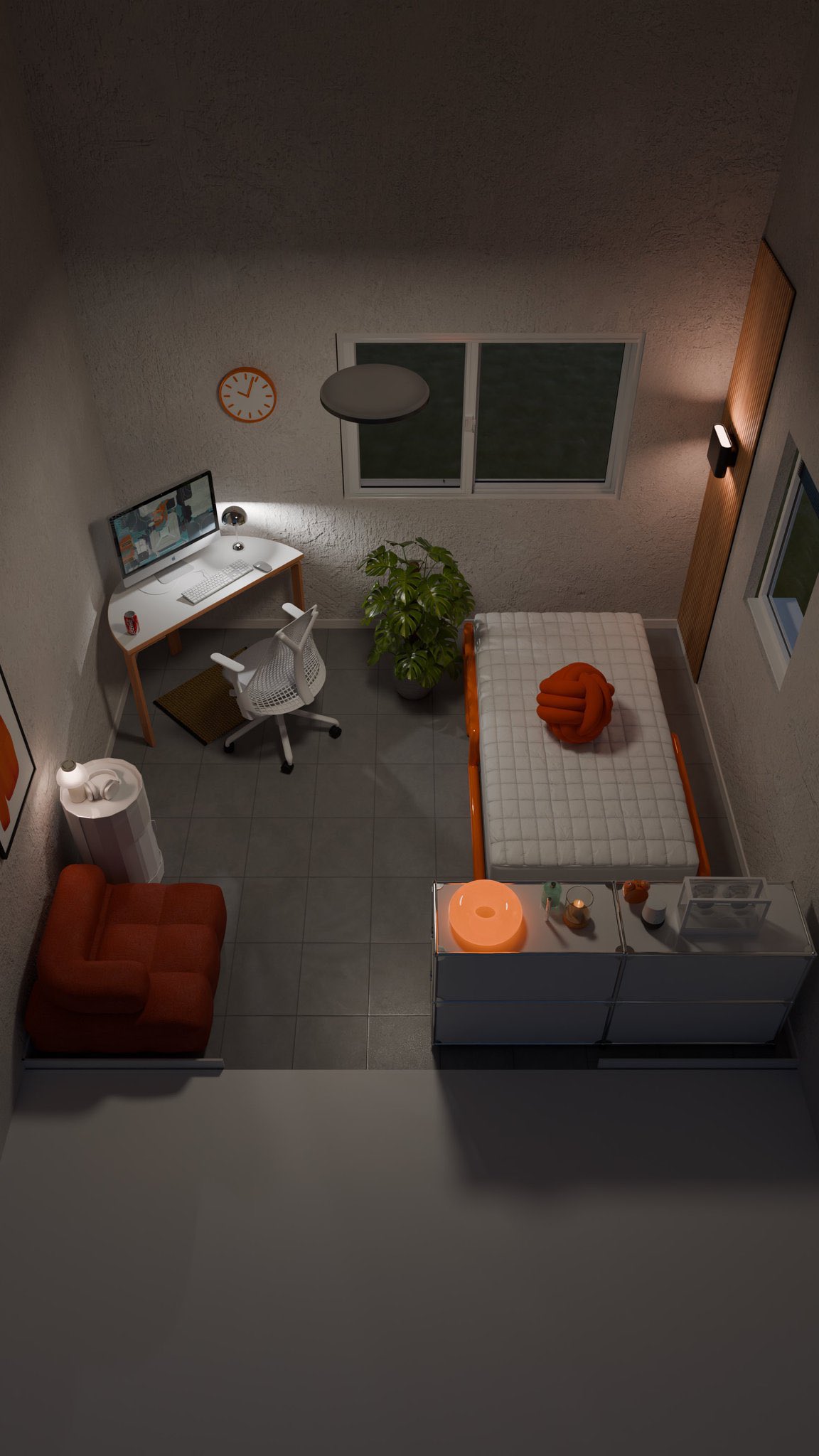 おまとめページのお部屋 朝のお部屋と、夜のお部屋。 #一人暮らし部屋#アパート