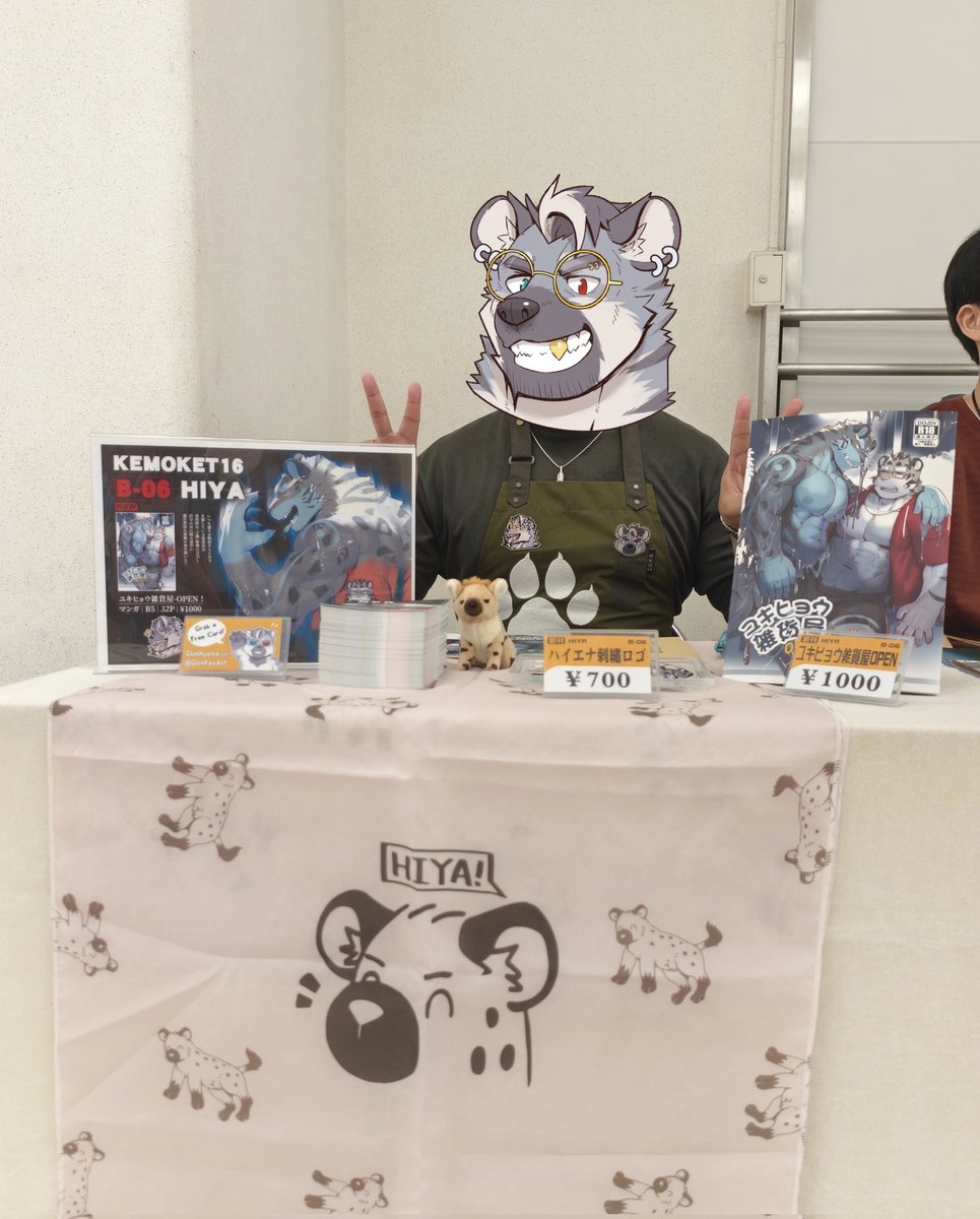 ［B-06］HIYA
設営完了！よろしくお願いします！✨