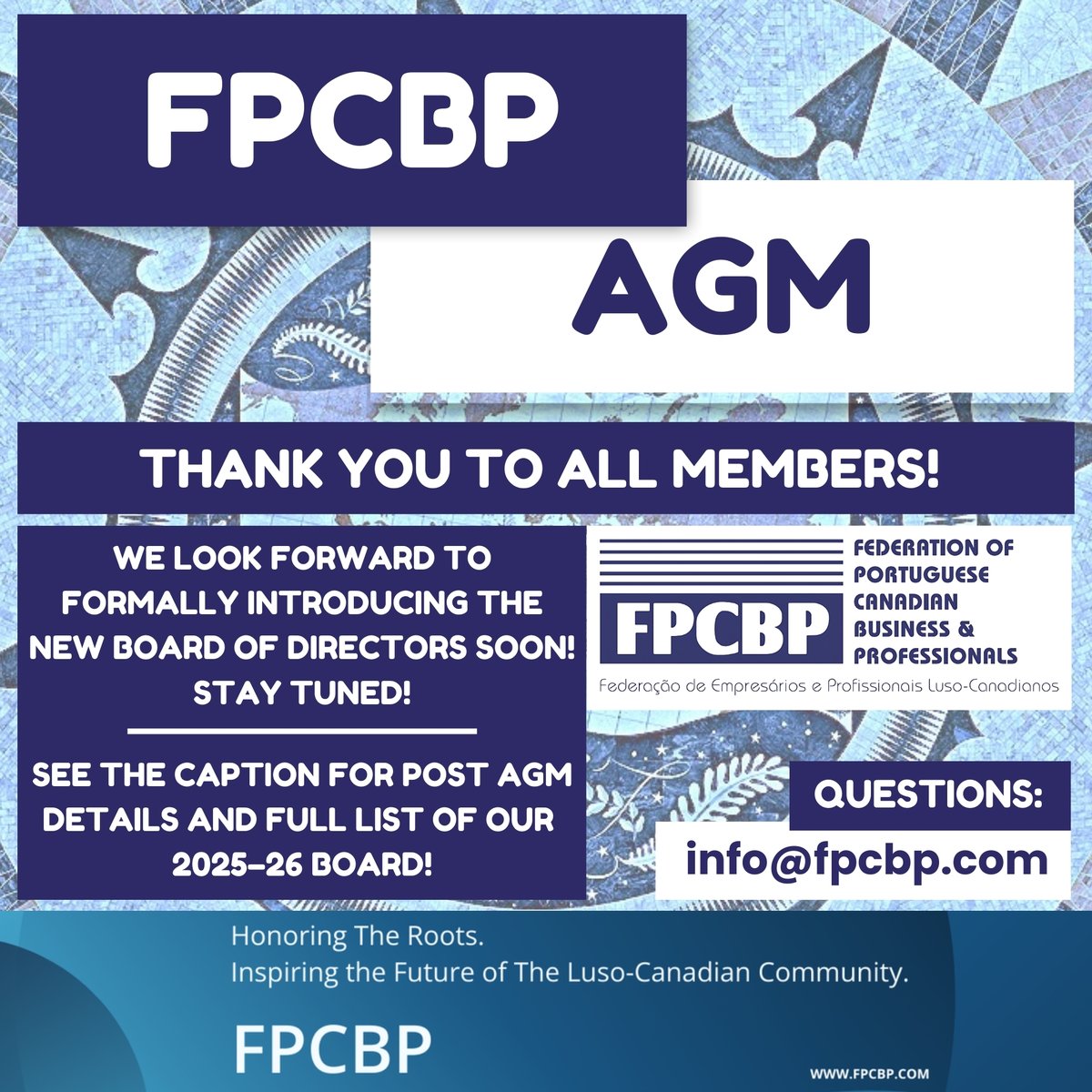 FPCBP's tweet photo. FPCBP 2025 Annual General Meeting – A successful evening of renewal and vision. Members came together to reflect on progress, approve the 2024 Financial Statements, and elect a new Board for the 2025–26 term. https://t.co/keGOTsXkmt
