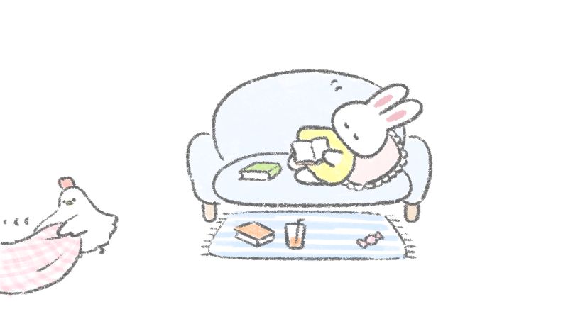 うさぎ_(・×・_∪⌒)ο 左向き立ちウサギ｜WooBia公式オンラインショップ – WooBia