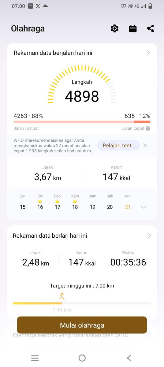 Harusnya bisa lebih dari ini jalannya, tapi karena jalan bareng anak, dan anak udah ngeread maka disudahi jalan sehatnya 😂😂