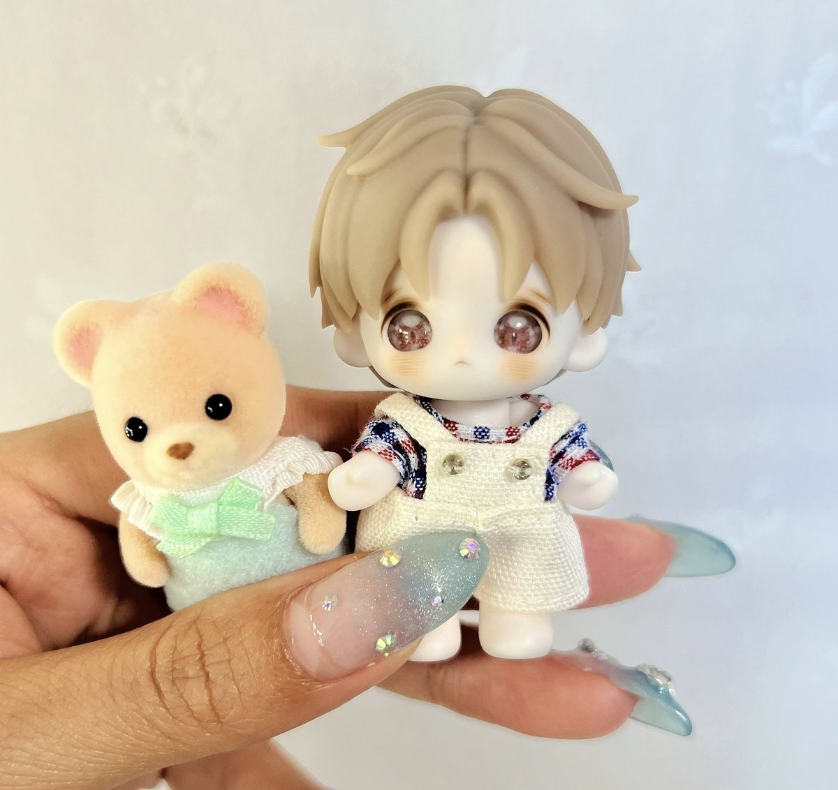 #アイドール大阪

もう１つのお目当てのDIANAさんメイクのベビちゃんは無事にお迎え♡
ちっこいいのち🍼

#지햇님