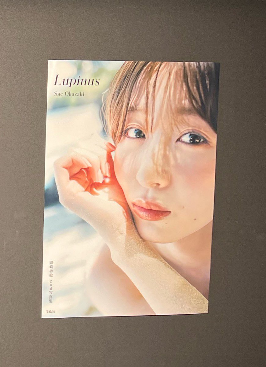 岡崎紗絵 2nd 写真集 直筆サイン入り 非売品ポスターカード付き 岡崎紗絵 2nd 写真集 Lupinus 直筆サイン 岡崎紗絵 2nd 写真集 Lupinus