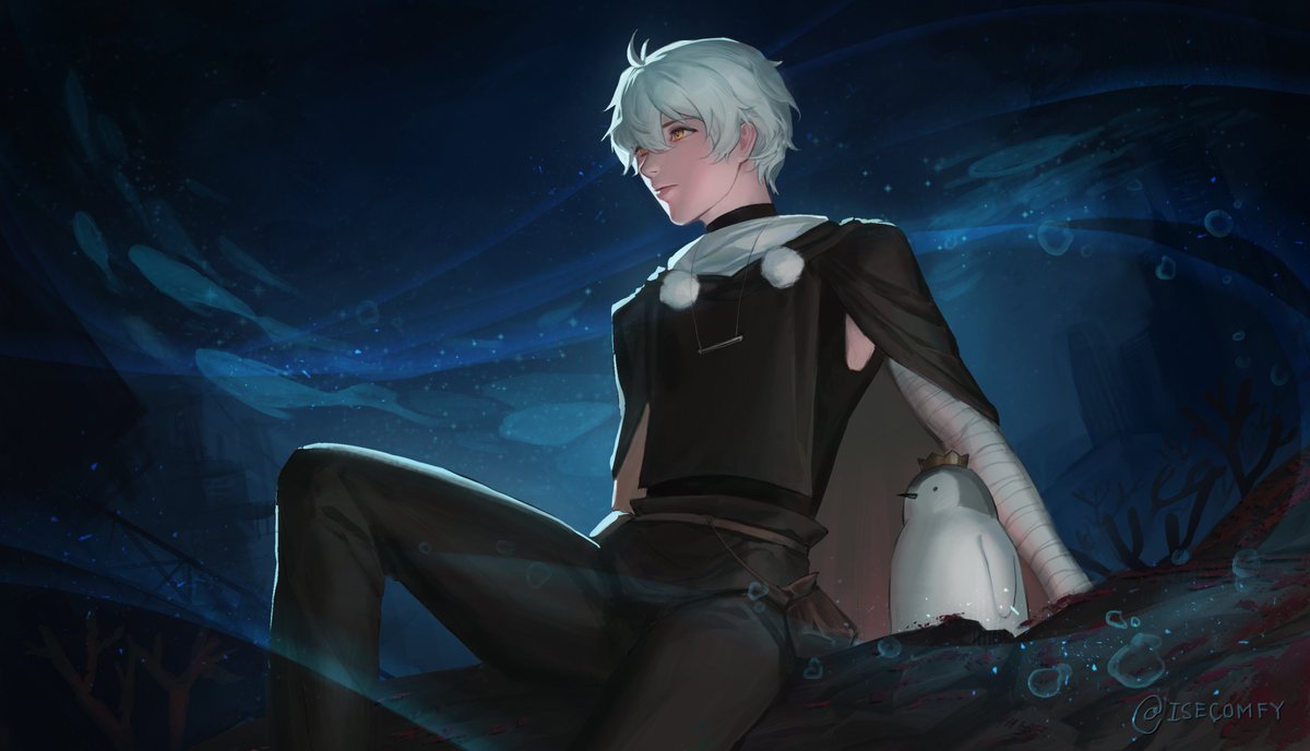 isecomfy's tweet image. kingu is very fun to draw #yozuart