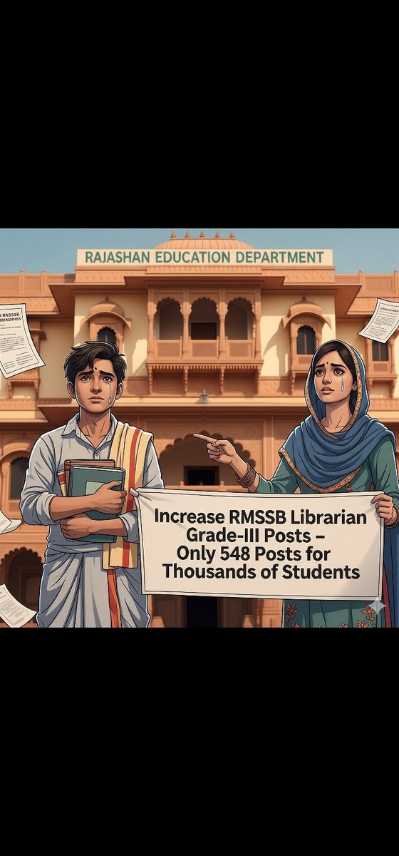 Annum05's tweet photo. माननीय शिक्षा मंत्री @madandilawar जी से निवेदन है कि जल्द librarian grade3 की post वृद्धि करके बेरोज़गारो को राहत प्रदान करे।
#Librarian_Post_Increaseमाननीय
@HANUMANKISAN @KumariDiya
#LIBRARIAN_पद_वृद्धि #Library_without_Librarian
@RajCMO @BhajanlalBjp @rajlib_smiti https://t.co/vUkMgngUSd