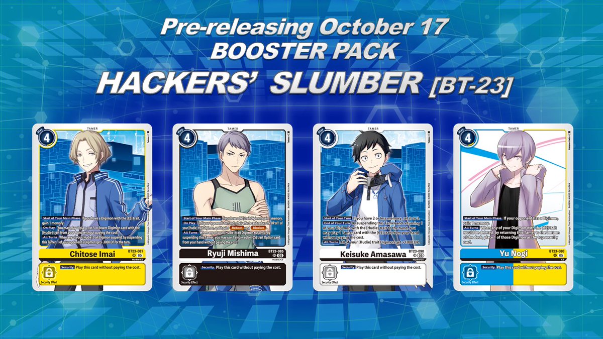 hackers slumber booster box Digimon - Hacker's Slumber main image 0