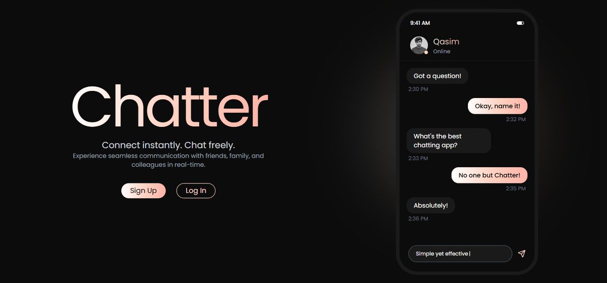 Qasim_Codes's tweet image. My Next big Project | A Chat App
Video explanation : linkedin.com/feed/update/ur…

#CodingChallenge #opensourceproject #nextjsproject #chatapp