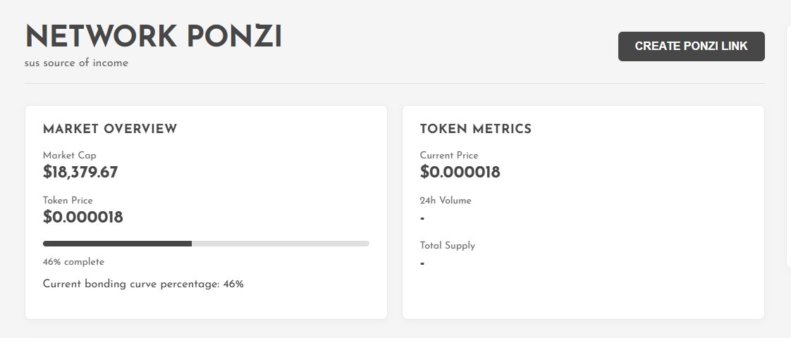 NetworkPonzi's tweet image. SOON 👀