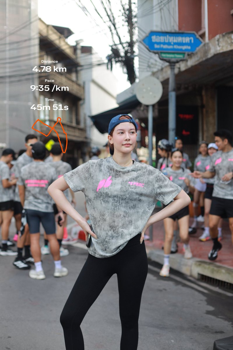 วันนี้เอาตัวเองมาวิ่งแต่เช้า  #จีน่าซาลาส