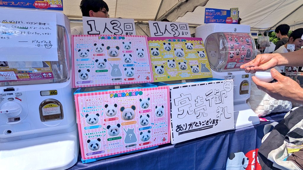 完売御礼】 「PANDAEXPO公式ショップ」のパンダガチャは、ご好評につき