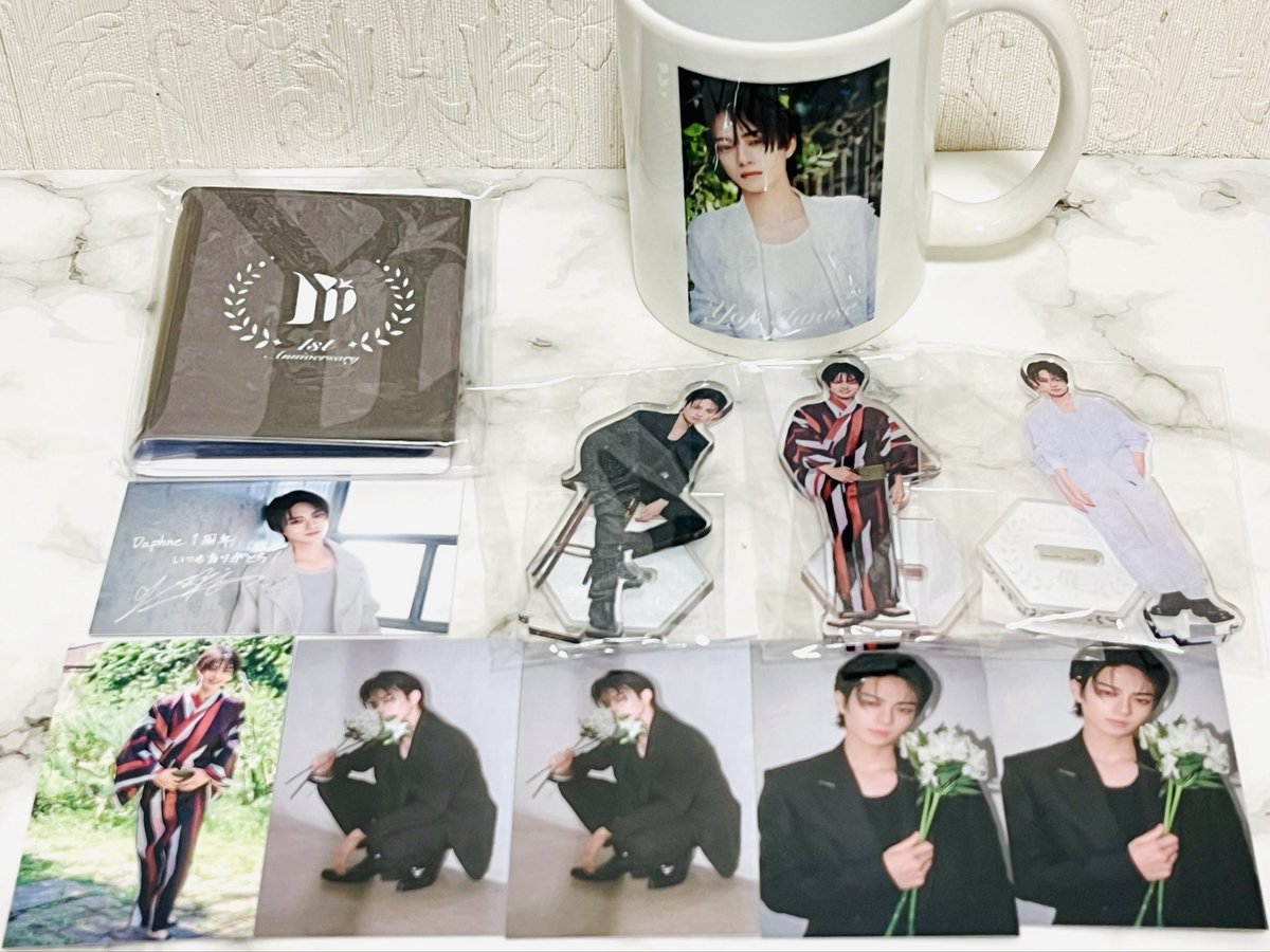 洋志くんのファンクラブ限定のDAPHNE1周年記念グッズ到着した！ グッズ