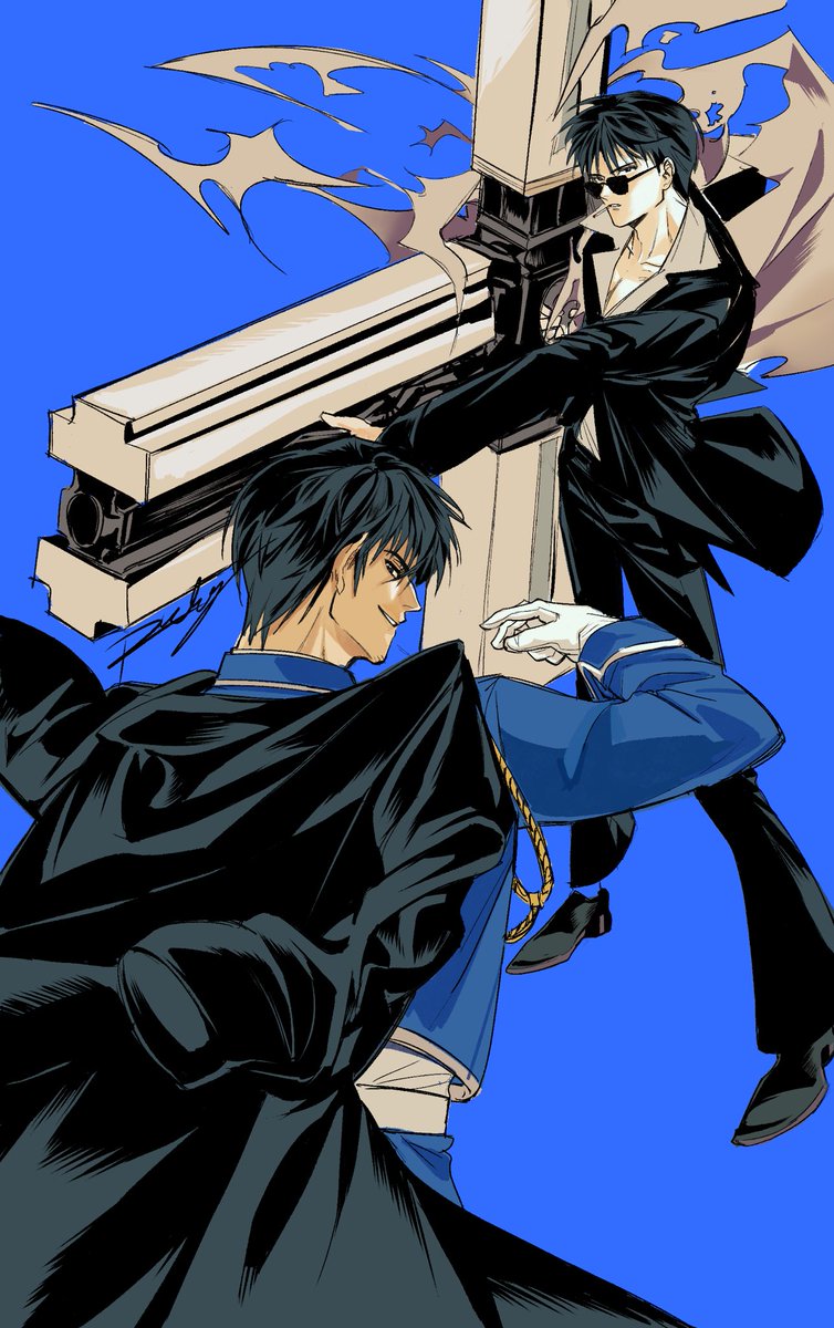sseunana's tweet image. #Trigun x #FMA 
clothes change again cus I just love them sm