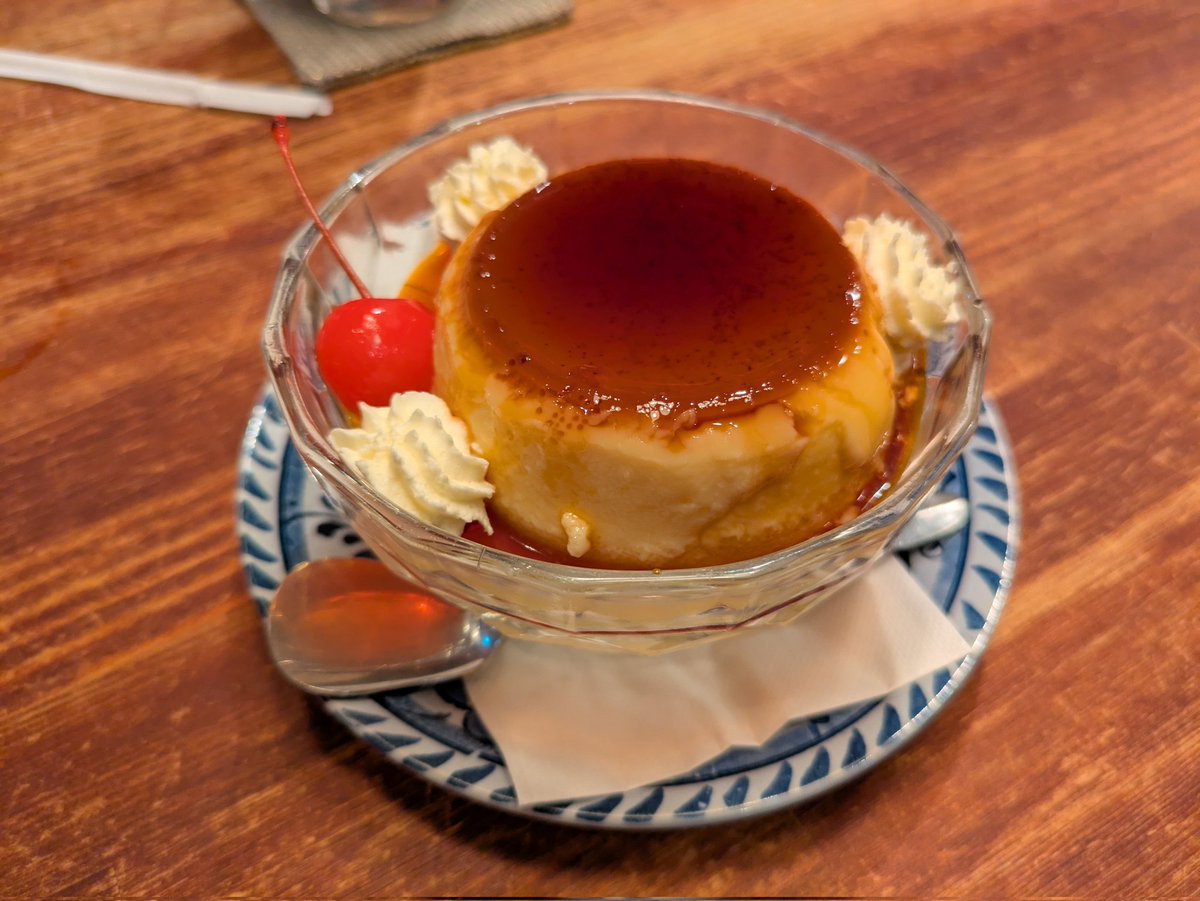プリン…プリン食べるよ…