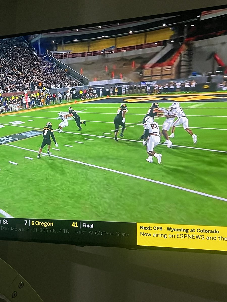 Great win by Mizzou. Kevin Coleman, who is awesome, owes Robert Meyer a cheeseburger after not scoring from here. Would love to be in the film room tomorrow for this one.