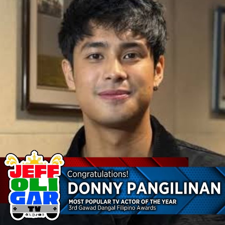 JeffOGarcia47's tweet photo. CONGRATULATIONS kina @donnypangilinan at @bellemariano02, dahil kapwa sila nagwagi bilang MOST POPULAR TV ACTOR at ACTRESS OF THE YEAR sa #3rdGawadDangalFilipinoAwards!

#DonnyPangilinan #BelleMariano #DonBelle
#TatakKapamilya https://t.co/XHk7hCVmVv
