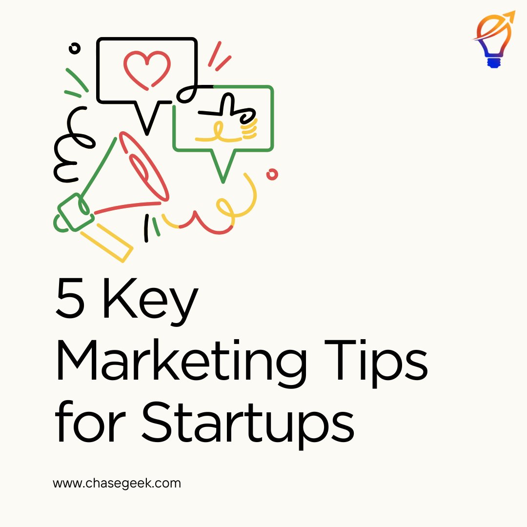 chasegeek's tweet image. Starting a business? 🚀
Your marketing strategy is KEY. Nail these 5 tips to go from launch to lift-off!
Ready to get a personalized strategy that works for you? Contact us for expert guidance!
#StartupMarketing #MarketingTips #Startups #Entrepreneurship #DigitalMarketing