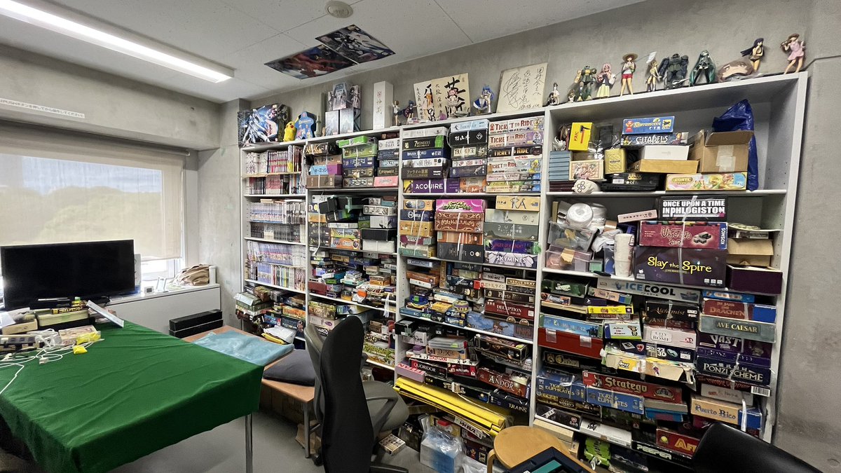 部室開けました！本日はよろしくお願いします！

#ボードゲーム #新歓