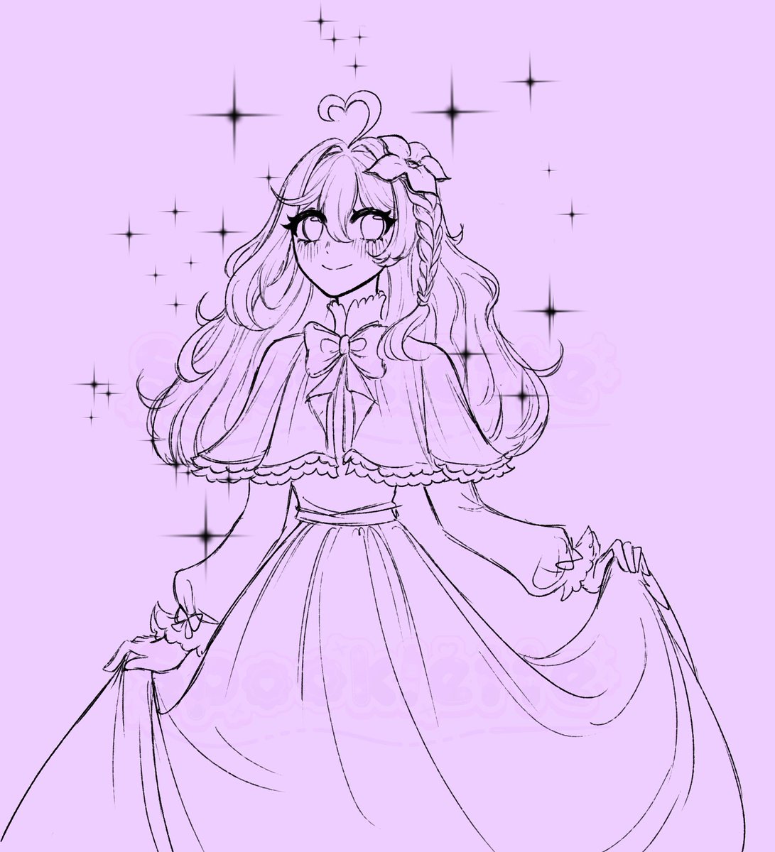 A gown sketch :D 

#originalcharacter #oc #animeart