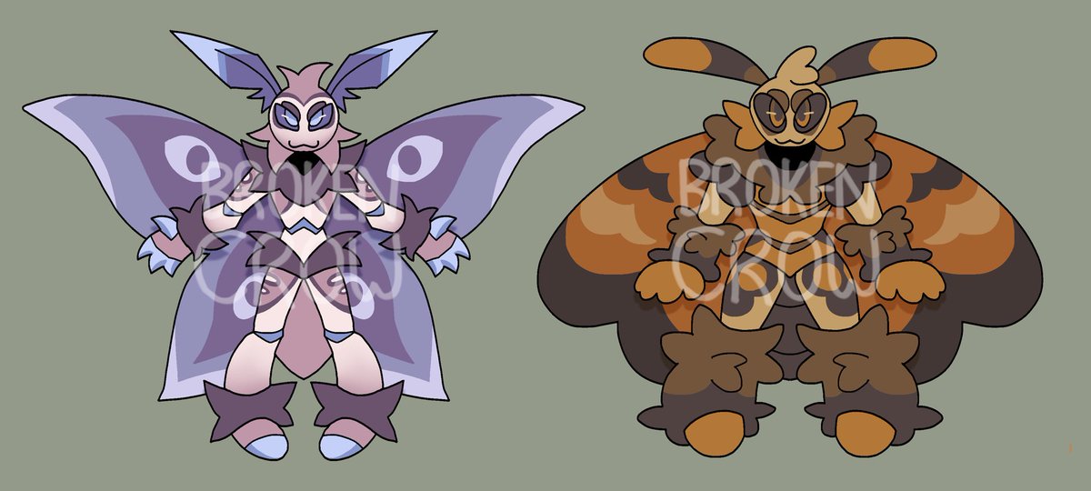 brokencroww's tweet image. ❄️ ADOPT BATCH 🎃

- Unwatermarked, winged/wingless versions
- Paypal/Venmo
- DM if interested

1 - Winter’s First Breath $20 USD
2 - Spooly Season $20 USD

#mothoc #furryadopt #bugtwt #brokencroww