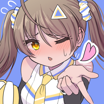 「使う機会あった!よかった!こちらは新規アイコン差分です。」|もこもこのイラスト