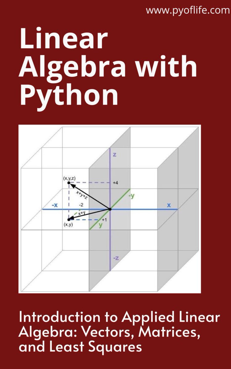 Parajulisaroj16's tweet image. Linear algebra is a fundamental branch of mathematics that deals with vector spaces and linear mappings between these spaces. pyoflife.com/linear-algebra…
#DataScience #pythonprogramming #DataScientists #mathematics #datasets #codinglife