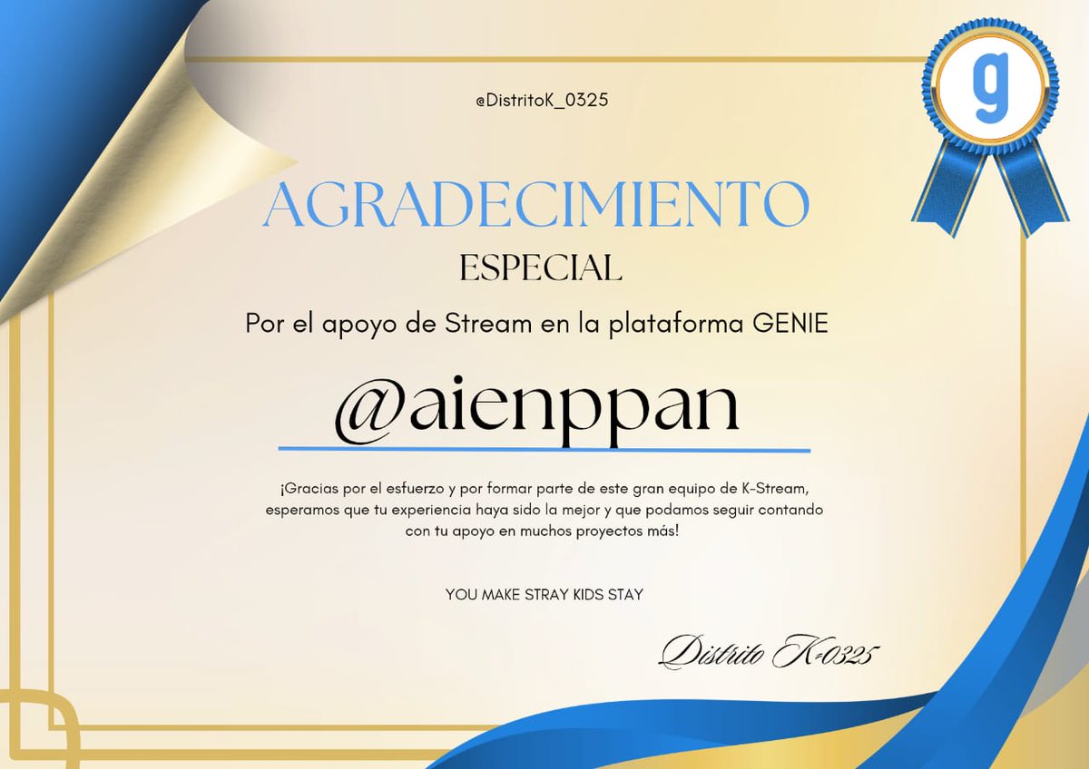 aienppan's tweet photo. Fue realmente lindo ser parte de este proyecto, las líderes son un amor y ayudan en todo, en mi caso fue la primera vez haciendo kstream y la experiencia fue maravillosa🥹💙
#KARMA
#Ceremony_KStream
#Kstreaming_Karma
#StrayKidsComeback
@Stray_Kids
@DistritoK_0325 https://t.co/LYJzwWjH0Z