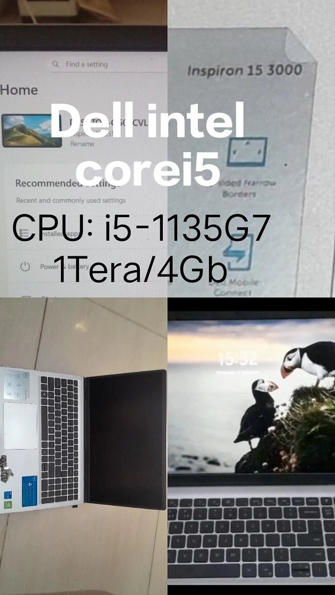 widibarat's tweet photo. Dijual laptop Dell inspiron 3511,core i5-1135G7, hd 1 tera/4 gb, layar 15 inci.  BU https://t.co/qx3lzQIPk1