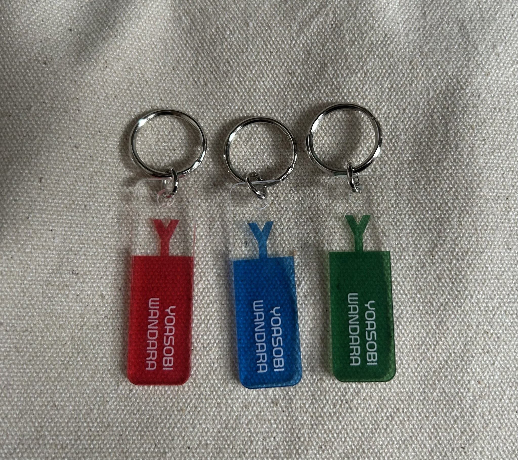 YOASOBI WANDARA PVC KeyChain 3体セット YOASOBI オフィシャルサイト