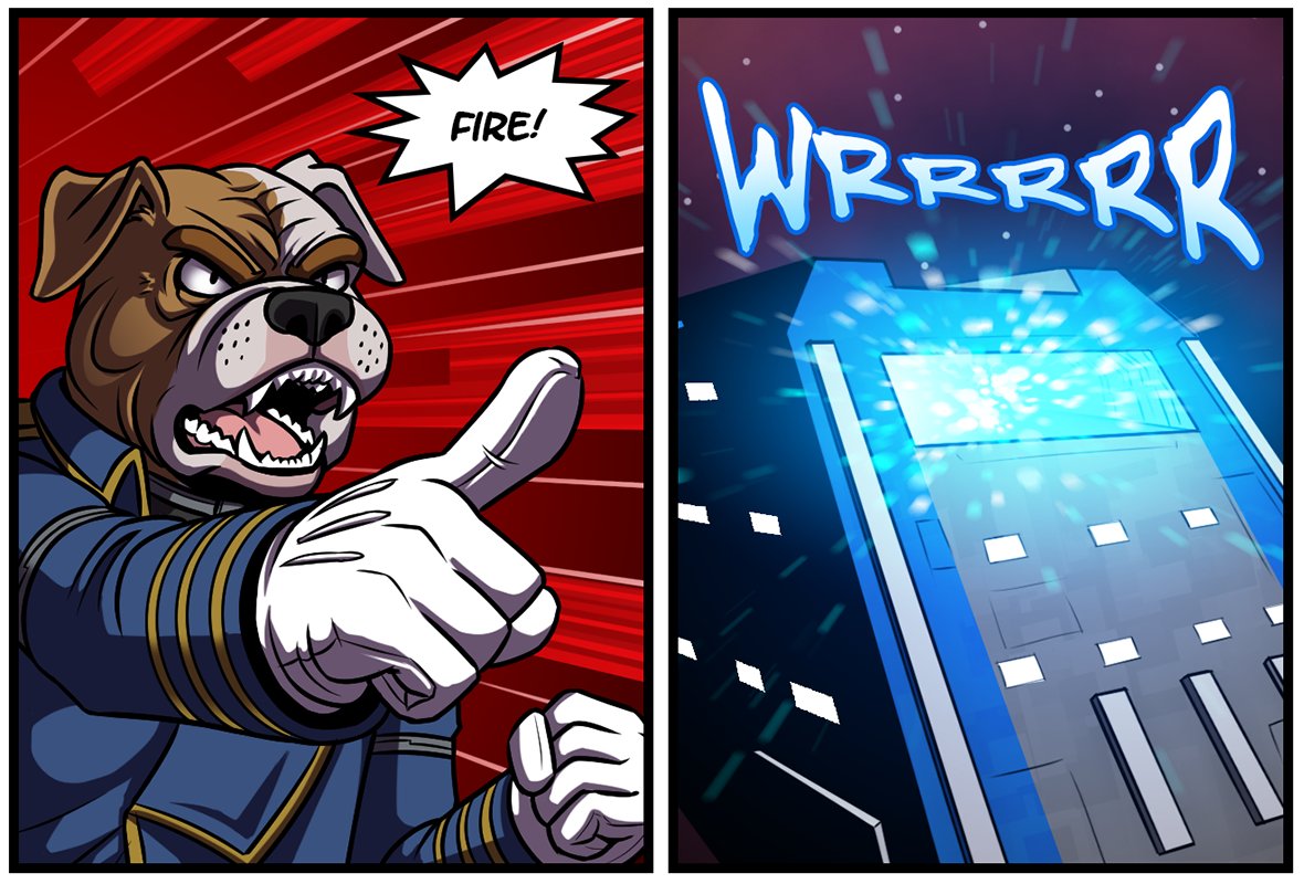 Page 90 of Lancer: The Knights of Fenris has been posted at LancerComic.com. First time reading? Get started here: lancercomic.com/comic/chapter-…. Lancer is a sci-fi adventure #webcomic set in the animal kingdom. #LancerComic