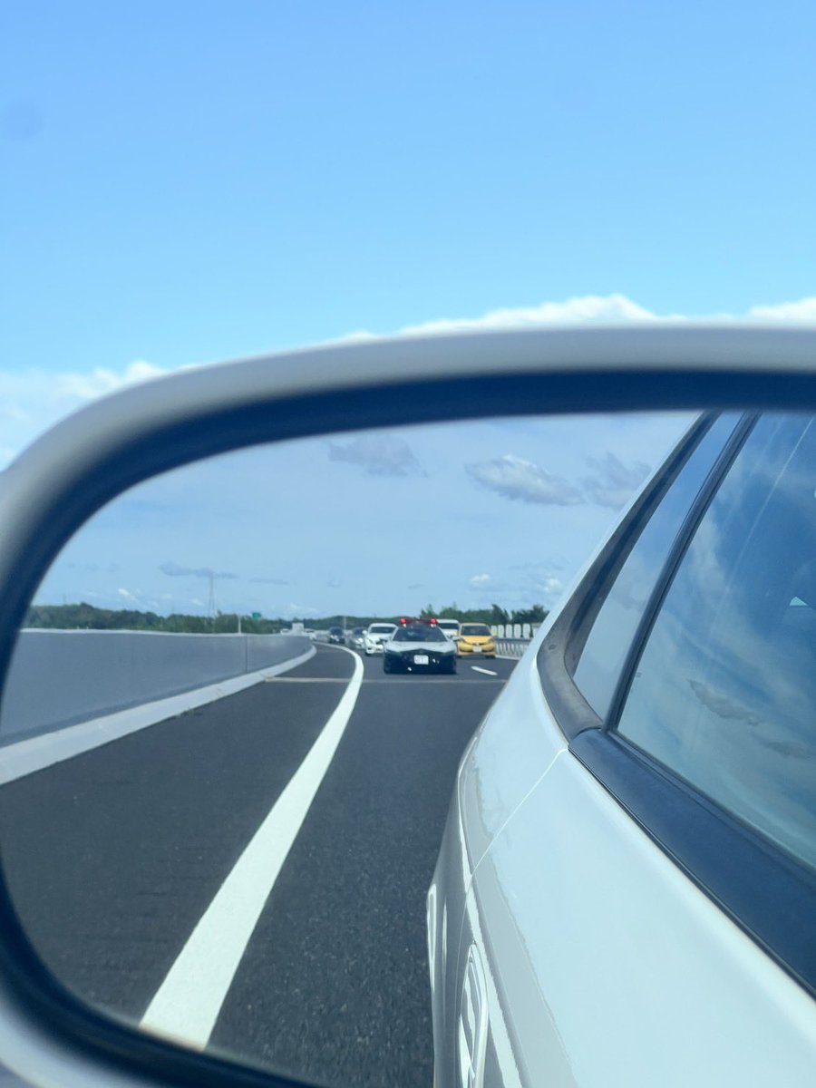 NSXのパトカー見つけて24歳児大興奮でした。