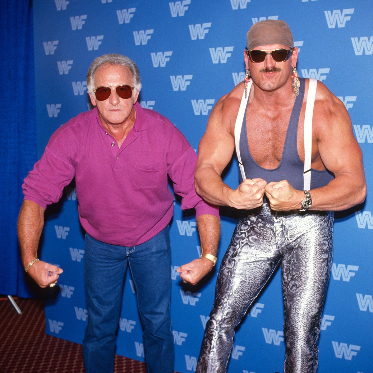 WWFWrestling1's tweet image. 📸 Bob Uecker and Jesse Ventura backstage at WrestleMania III. March 29, 1987. #WWF #WWE #WrestleMania #BobUecker #JesseVentura