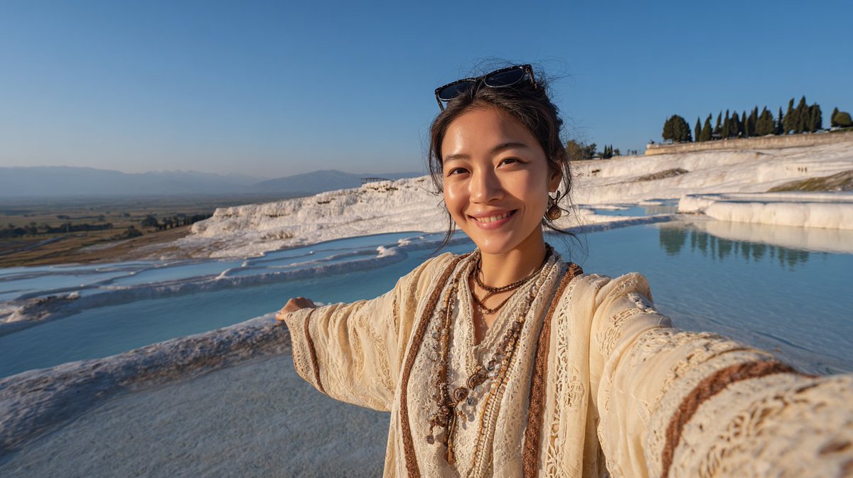 sato_zaitaku's tweet image. 海外旅行が好きだけど、もうずっと行けていなくて。

その欲求を満たすために、世界の絶景スポットをまわる動画を以前、1枚の画像からLovartのIdeogramでつくったんだけど。

正直、いまだにNano Bananaとの違いをよくわかっていない🥹

ちなみにもう一度行きたい国はポルトガル。
#Lovart
#Ideogram