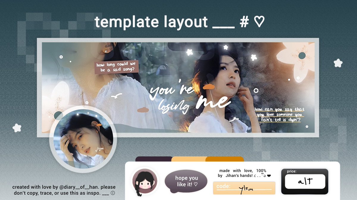 diary__of__han's tweet photo. help repost pleaseee, makaci! 🧃💬

haaai haaaaai! ;________3 kenalan sama 4 template layout yang akan aku sell malam ini! 💢 kalau semisal ada yang kurang aman bisa hubungi aku melalui DM yaaap, terima kaci! ⭐️ #zonauang #zonaba https://t.co/2huhH11cFN