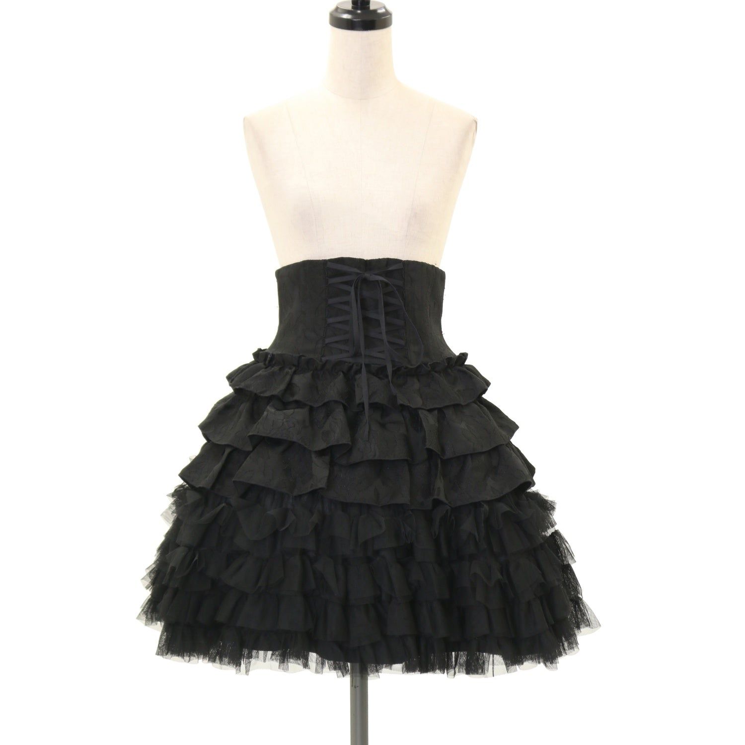 PEACE NOW ブラックフリルスカート BLACK PEACE NOW（ブラックピースナウ）の古着 ゴス美品！ (Page 4)
