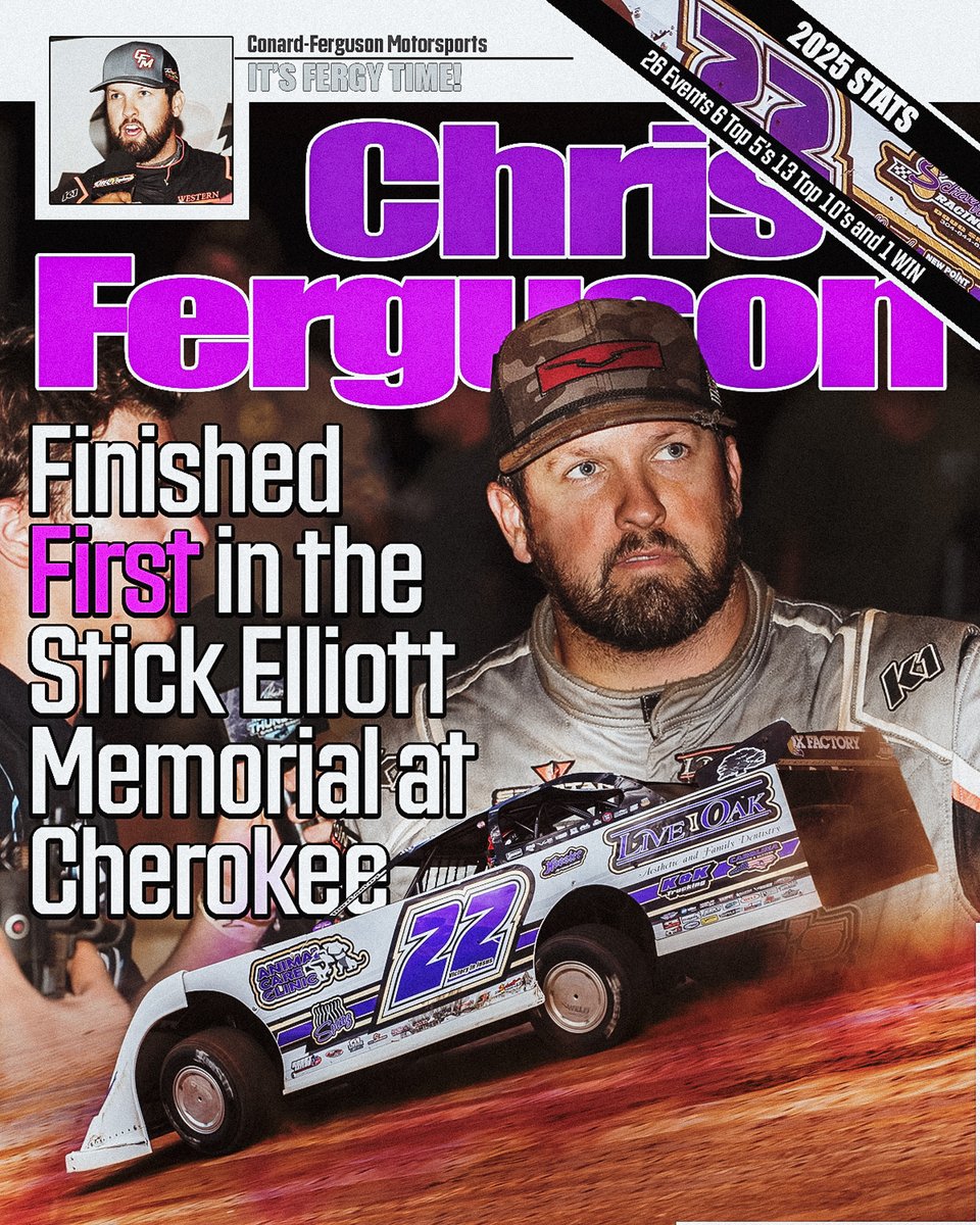 WINNERS AT CHEROKEE!

We had a perfect night here at Cherokee Speedway, qualifying as the fastest overall qualifier in Group B, which set us up to start 2nd in the 50-lap A Main. In the feature, we started second and drove our way to the lead, where we would finish.

Thank you to