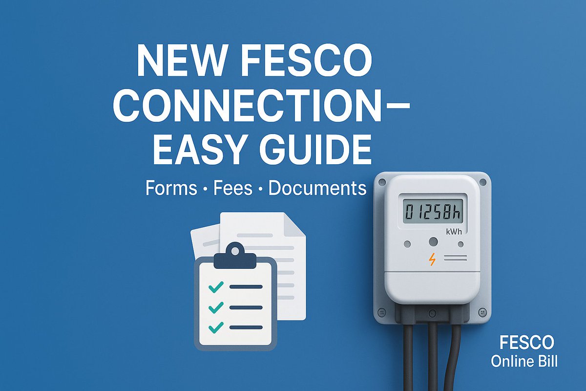 FescoeBillGuide's tweet image. 🏠 Moving or Building?
You can get your FESCO electricity connection approved the easy way. All forms, fees &amp;amp; documents in one place.
✅Apply today: fescoebillcheck.pk/fesco-new-conn…  #FESCONewConnection #ElectricityConnectionPakistan #UtilityConnection #ApplyNewConnection #WAPDAConnection