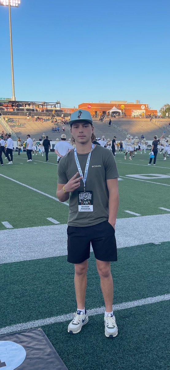 Had a good time at Charlotte, I really appreciate this opportunity! <a href="/CoachAlbin/">Tim Albin</a> <a href="/BrianHainesb/">Brian Haines</a> <a href="/TylerWoodsFB/">Tyler Woods</a> <a href="/CharlotteFTBL/">Charlotte Football</a> 
<a href="/Coach__Russ/">Coach Russ, CAA CIC</a>