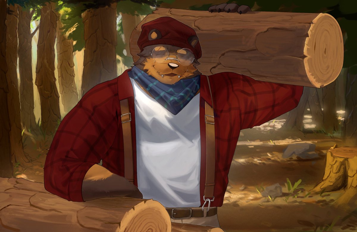 Lovely morning for some outdoor wood work!

Comm from da epic sauce <a href="/Makfuno/">۟✦</a> (THEY ARE SUPER COOL)