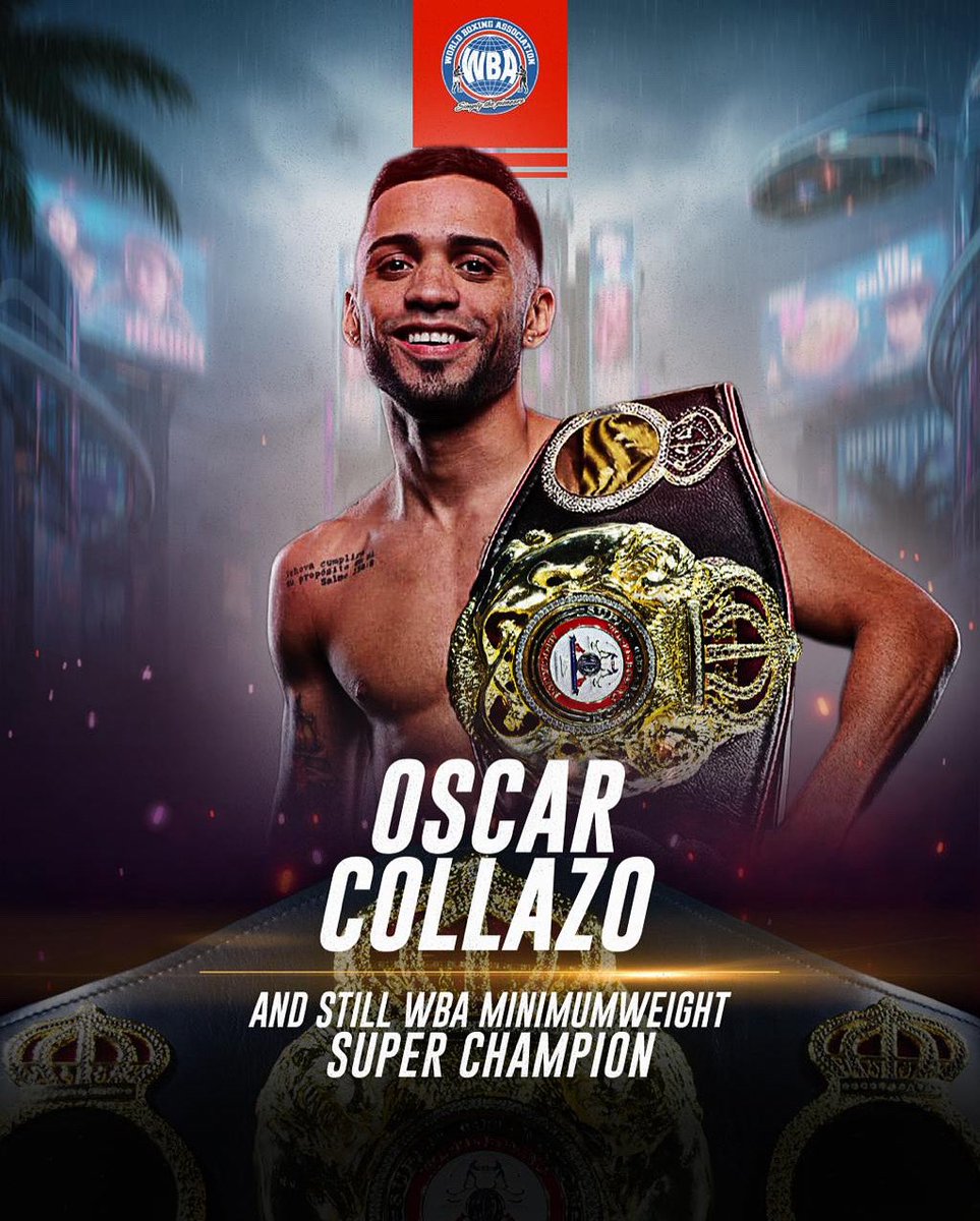 WBABoxing's tweet image. Big Performance 👑

Oscar Collazo knocked out Jayson Vayson in the seventh round in California.

#AndStill WBA Minimumweight Super Champion 🇵🇷

#Boxing #Boxeo #WBA #WBABoxing #CollazoVayson