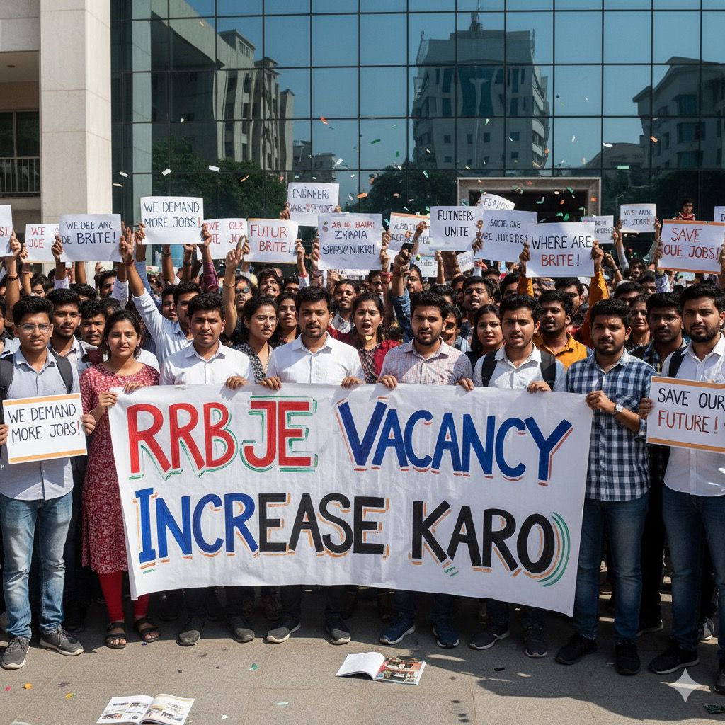 Testbookdotcom's tweet image. #RRBJE_VACANCY_INCREASE
