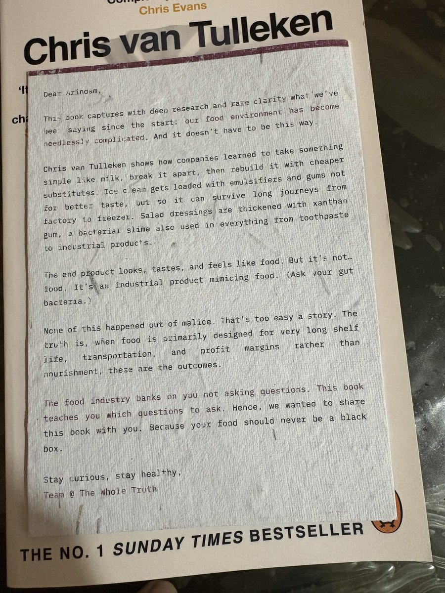 I have been a Wholetruth consumer from day 1 and would have gotten at least 100 people to try their products. Even switched whey from ON and MB when they launched

Today got this as I am part of their community of most loyal users

What I love is they are building a brand and