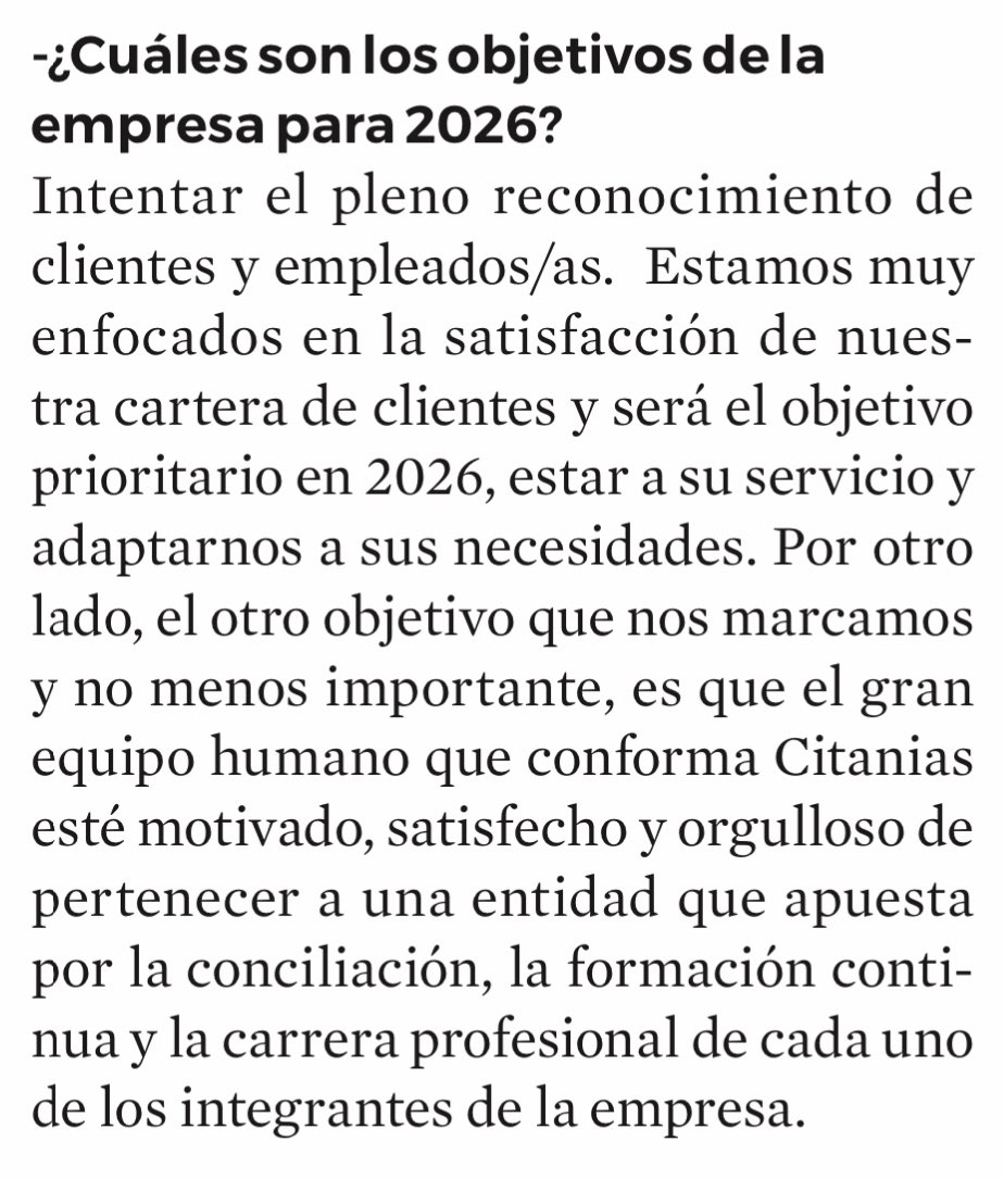 Hoy <a href="/el_pais/">EL PAÍS</a> se interesa por <a href="/CITANIAS_/">CITANIAS</a>. Su vocación internacional,  su cartera top de clientes, su digitalización, sus 11 sellos ISO y sobre todo la gran puesta por su gran equipo humano… 

#CITANIAS
#LaConstructoraDeModa🧡