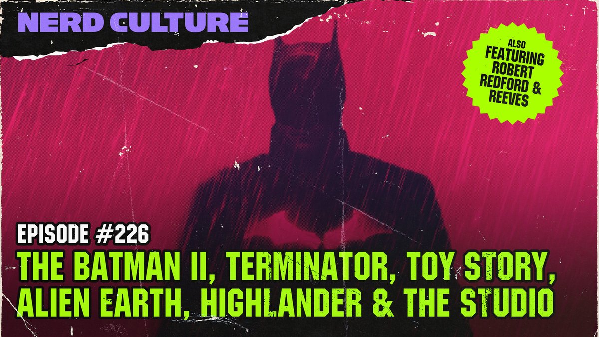 🚨 EPISODE 226 IS LIVE 🚨

Robert Pattinsons mogelijk laatste Batman, Bautista hypet de Highlander-reboot en waarom hij Peacemaker liet schieten. Plus Alien Earth, Terminator &amp; Daredevil updates.

📺: youtu.be/HIjQ9nwgTF0
🎧: open.spotify.com/episode/6LhQ4w…
