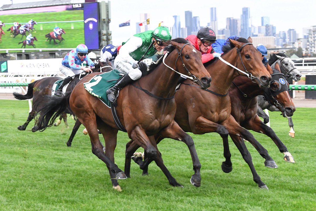 FlemingtonVRC's tweet image. First metro win for Rory Hunter and Autumn Mystery wins a ticket to the Howden Victoria Derby! 🎩

#SpringRacing
