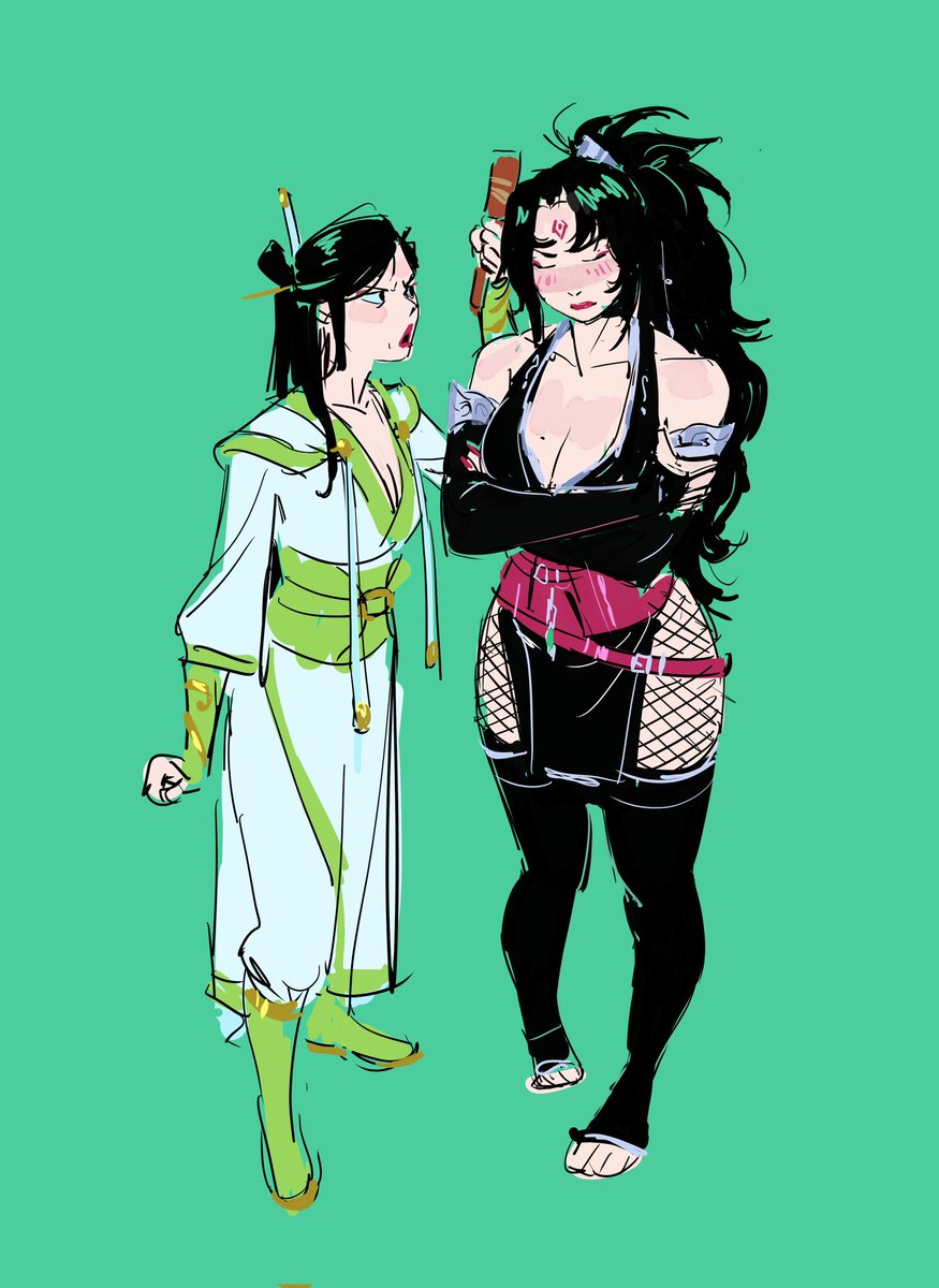 clickuu's tweet image. what if binqiu was yuri heh..