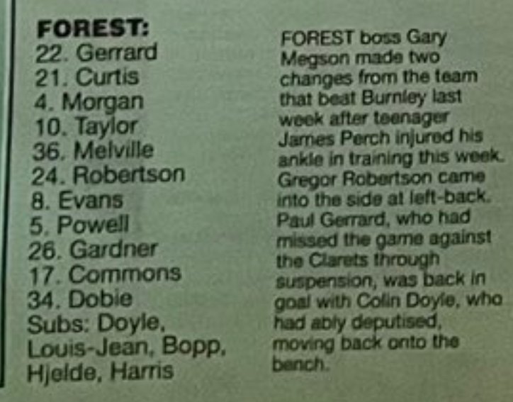 For anyone still upset about yesterday, here's a reminder of the #NFFC team that got us relegated to League One - 20 years ago.
