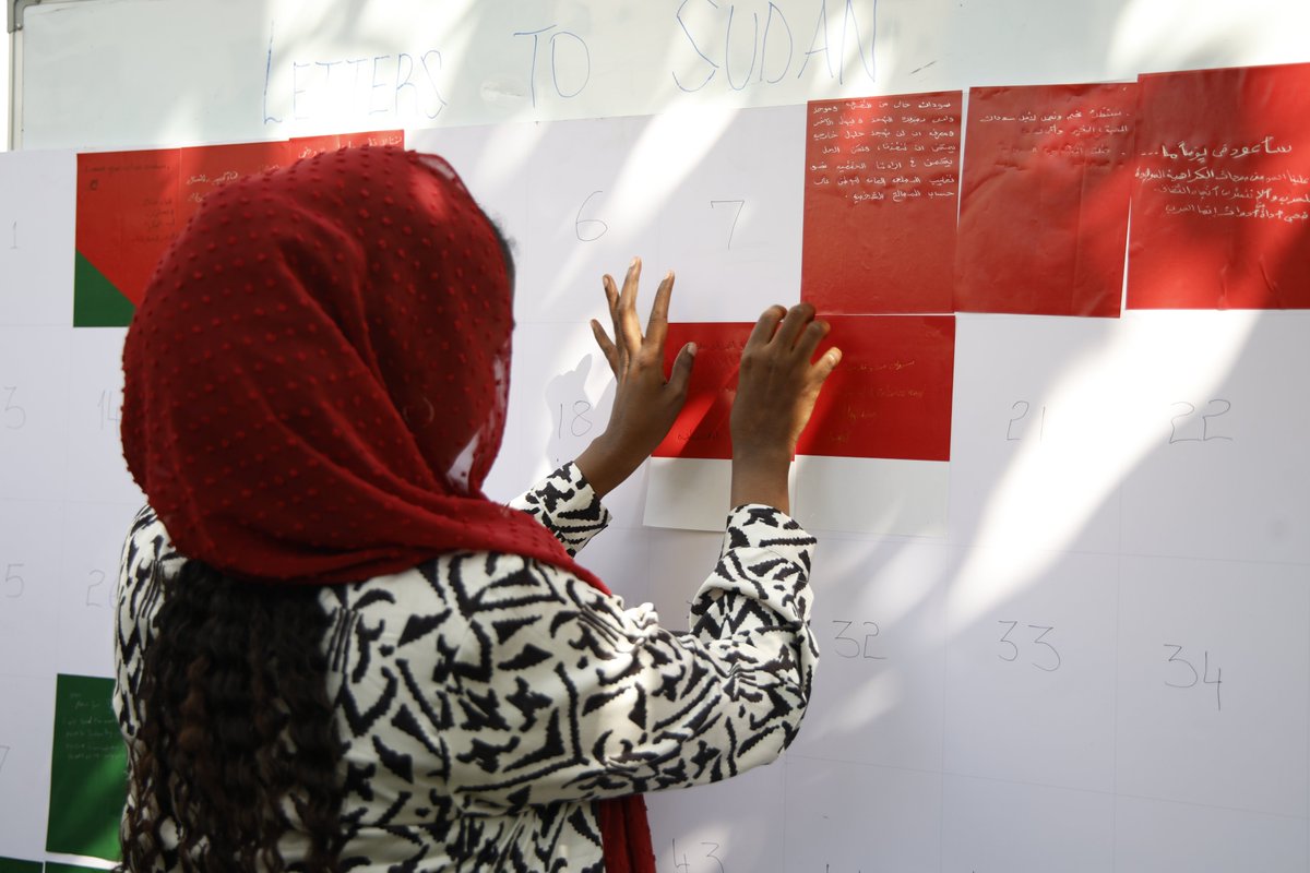 On this #WorldPeaceDay, may the #LettersToSudan remind us: peace is not only built in official processes, it is imagined by those who carry Sudan in their hearts. Let’s uplift displaced voices as essential to peacebuilding, not tomorrow, but today.