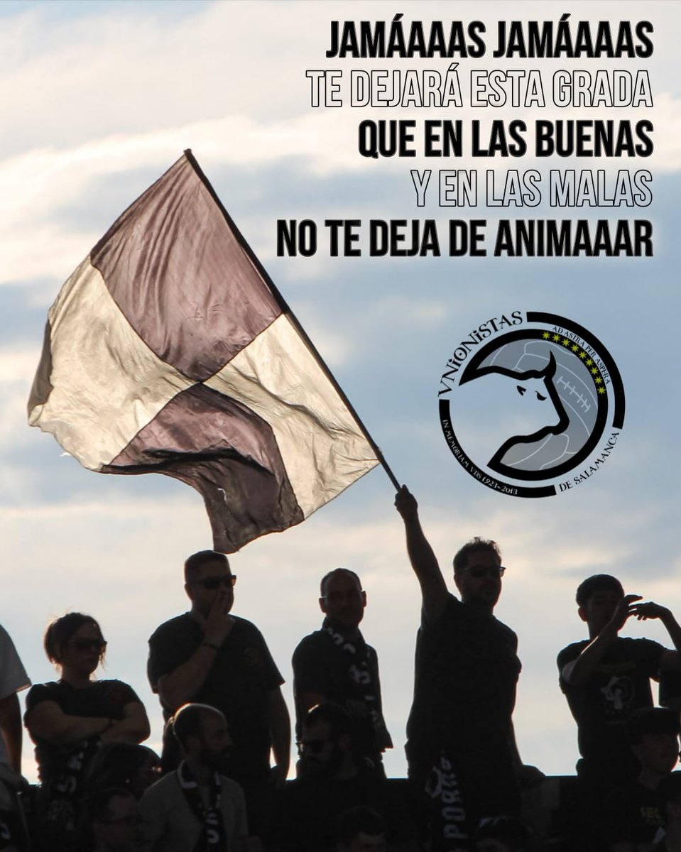 <a href="/UnionistasCF/">Unionistas de Salamanca CF</a>, hoy nos dejaremos la voz, las manos y el alma para animarte. 

#irreductibles